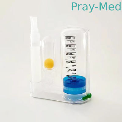 3000cc Single Ball Lung Breathing Trainer Adjustable Spirometer For Breathing Exerciser
