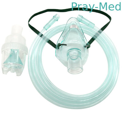 Oxyaider Pediatric Nebulizer Mask Non Toxic PVC Material With Tubing And Chamber