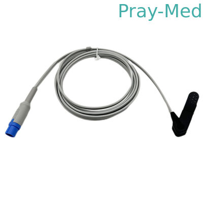 Animal/Adult Ear Clip 7 pin Oxygen Sensor Cable for Drager Siemens SpO2 Sensor
