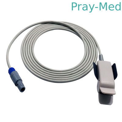 6 Pin Mindray Spo2 Sensor , Spo2 Probe Sensor Suit For PM9000 / 8000 Cables 3m/10ft TPU