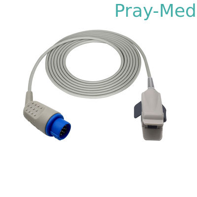 Compatible Biolight M9500 / m8500 / M7000 12pin adult reusable spo2 sensors probe with 3m