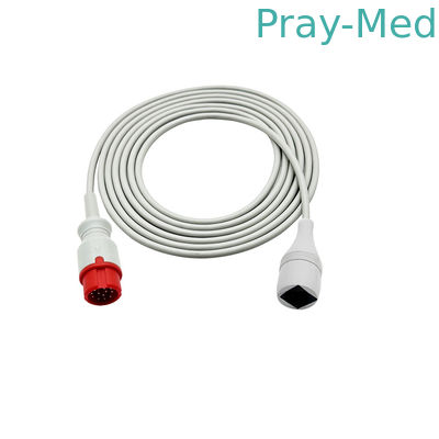 12 Pin 3m Tpu Invasive Blood Pressure Cable Compatible For Ph