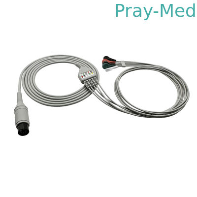 Compatible Mindray Ecg Trunk Cable 6 Pin 3 Or 5 Leads Pm8000 Pm9000