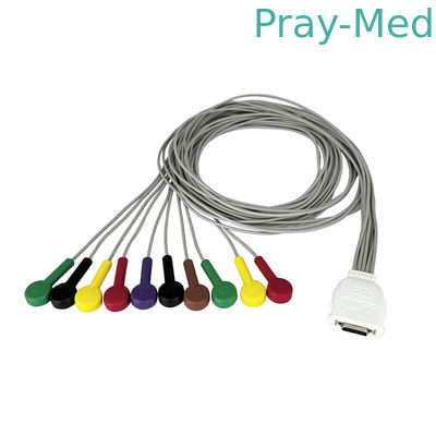 Biocare ECG Holter Cable For 12 Lead Snap Connector IE10 1.1cm