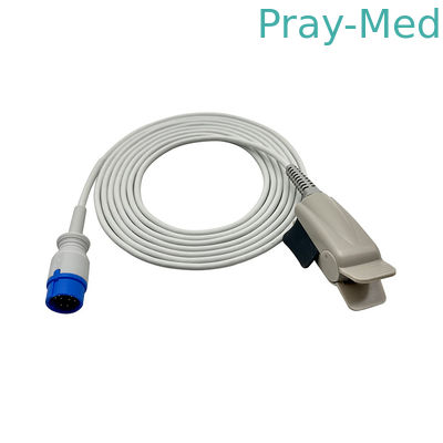 Adult Finger Clip 8P Reusable Spo2 Sensor 3M/10ft Compatible With Creative K12