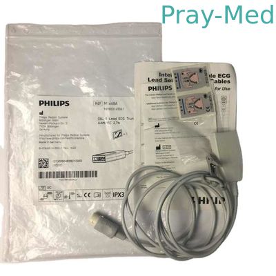 Original 12pin ECG Trunk Cable 5 Lead 989803145061 M1668A 2.4m