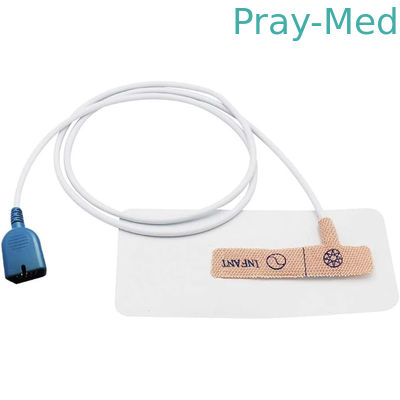 Textile Adhesive Probe House Disposable Sensor Type sp02 measuring device with Foam