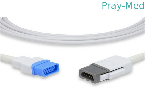 compatible GE trusignal TS-M3 spo2 adapter cable,spo2 extension cable in stock