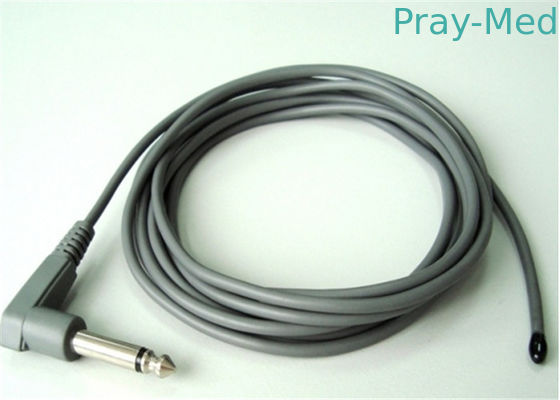 Esophageal / Rectal Medical Temperature Probe Child Suitable Grey Color