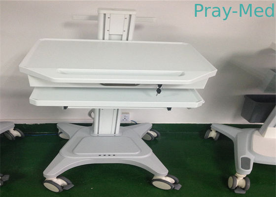 Medical Working Station Patient Monitor Stand Hydraulic Laptop Computer Cart