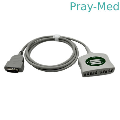 GE Marquette MAC EKG Trunk Cable 12leads  2104723-001 22341809 AHA IEC 2.4M DB15 Connector