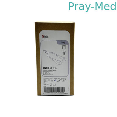 Reusable Short Spo2 Sensor 2258 LNCS YI  9pin TPU Jacket 1m 12 Months Warranty
