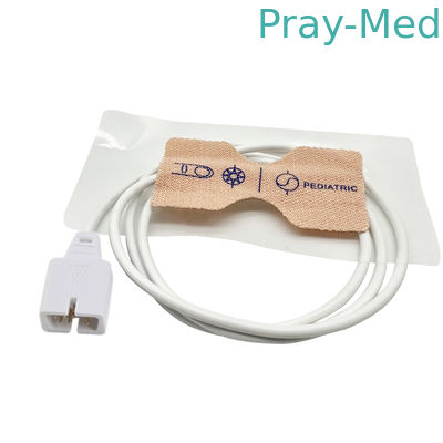 7pin Reliable Pulse Oximeter Probes 0.9m TPU Pediatric Spo2 Sensor