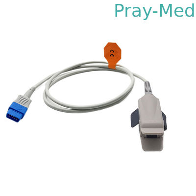 DB9 9P Connector Adult Spo2 Sensor Probe Comaptible GE Trusignal