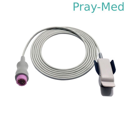 8 Pin  Mould OXI Adult Spo2 Sensor For Mindray Benevison N1