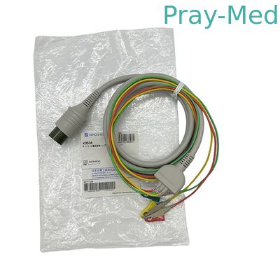 Original Nihon Kohden One-Piece Ecg Cable 3-lead Ecg lead wires K353A Clip