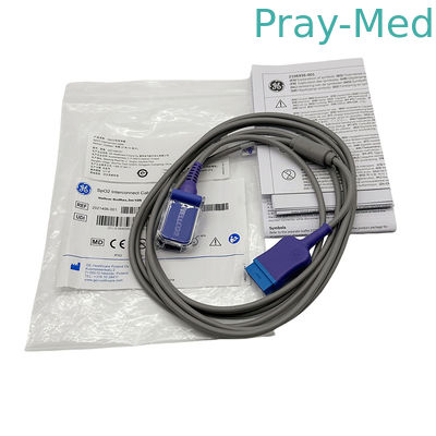 Original GE 11pin Spo2 Extension Cable Nellcor OxiMax 2021406-001