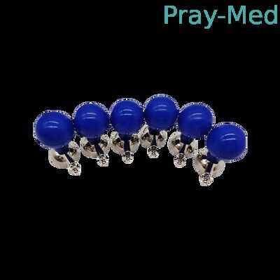 Hospital Suction Bulb For Adults , Metal Chest Electrodes For Snap / Clip