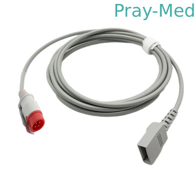 Biolight A8 4 Pin Invasive Blood Pressure Cable IBP Extension 2.7m Length