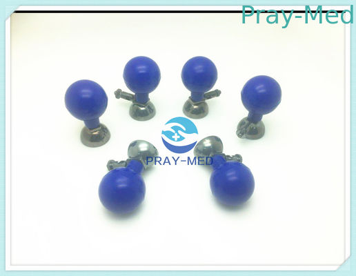 Agcl Material ECG Clamp Electrodes Bulb , Suction Cup ECG Electrodes Accurate Messurement