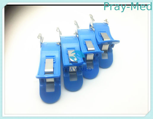 Medical Grade Reusable ECG Electrodes Agcl Metal Material 4 Pcs / Set