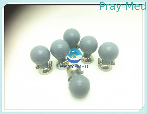 Blue Ecg Bulb Electrodes  24mm 32mm Bulb Diameter Suction Cup Electrodes