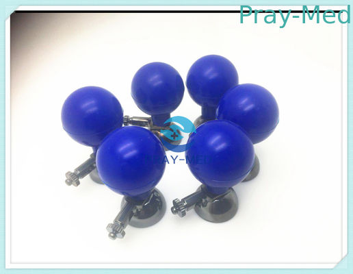 Hospital Suction Bulb For Adults , Metal Chest Electrodes For Snap / Clip