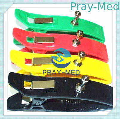 Nickel Plated Limb Clamp Ecg Electrodes , Multi Function Adult Ecg Clamp Electrodes