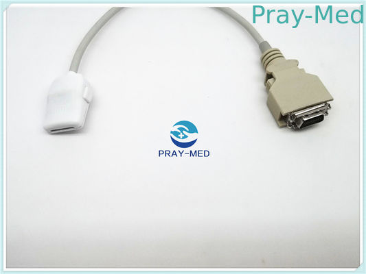 Grey White Spo2 Adapter Cable For  LNOP PC08 / Pc12 ISO Standard