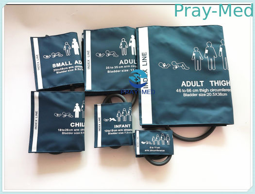 Reliable Oversized Non Invasive Blood Pressure Cuff With Bladder 20cm Long Tube