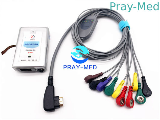 DMS Holter ECG Patient Cable DMS300-3A Holter Wire TPU Material With 10 Lead