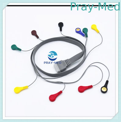 10 Lead ECG Patient Cable 1.5m Length Edan SE2003 / SE2012 For ECG Hotler Recorder
