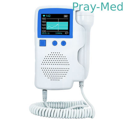 ABS DC3.7V 3MHz Fetal Doppler Heartbeat Detector For Clinic