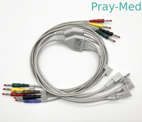 HP TC30 ecg Cable 10 Lead Ecg Cord with snap/clip 989803151651