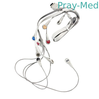 OEM Holter Cable ECG Nihon Kohden Leadwire For ECG Recorder RAC-2512