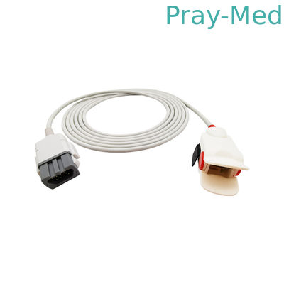 Adult Finger Clip Datex Ohmeda TruSat SpO2 Probe OXY-F4-MC 9 Pin