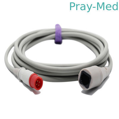 Biolight A8 4 Pin Invasive Blood Pressure Cable IBP Extension 2.7m Length