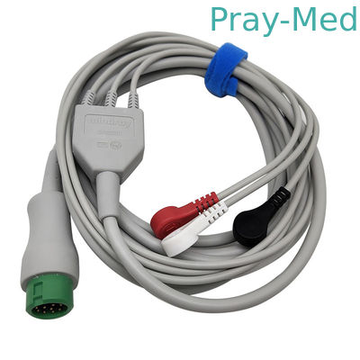 EA6232B ECG Patient Cable Leadwire Direct Connect With Snap End