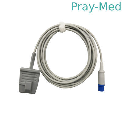 Grey TPU Drager Adult Soft Spo2 Sensor 3m Length