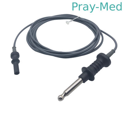 Reusable Electrosurgical Monopolar Cable For Monopolar Forceps 0.9m Individual package