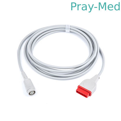 GE IBP Adaptor Invasive Blood Pressure Cable 11 pin For Dash 2500 2000 5000 4000