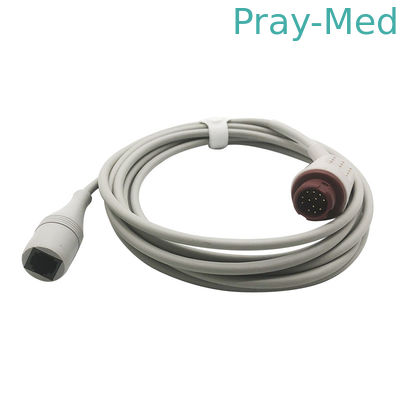 HP Pressure Transducer Cable IBP Adaptor Wire To Utah / BD/ Edward / Abbott
