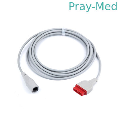 GE Marqutte Invasive Blood Pressure Cable To Abbott / Edward 2.4m Length