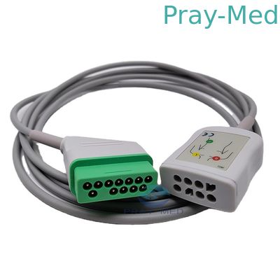 Nihon Kohden 12 Pin 2.4m JC 906P ECG Trunk Cable For Adult Pediatric