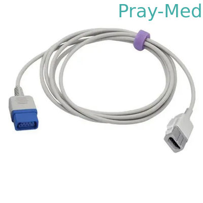 Datex Ohmeda TS-M3 TruSat Spo2 Adapter Cable 2.4m Length DB9 Pin Female Side