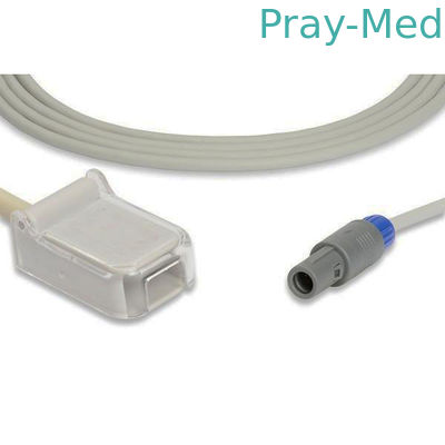 Compatible biolight M6 M12 SPO2 adapter cable / extension cable with 5-pin lemo connector