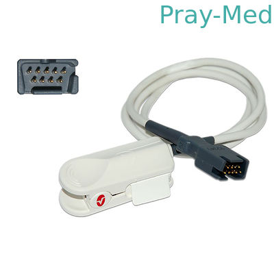 Adult  Finger Clip Spo2 Sensor LNCS DCI 1863 9pin Connector 0.9m